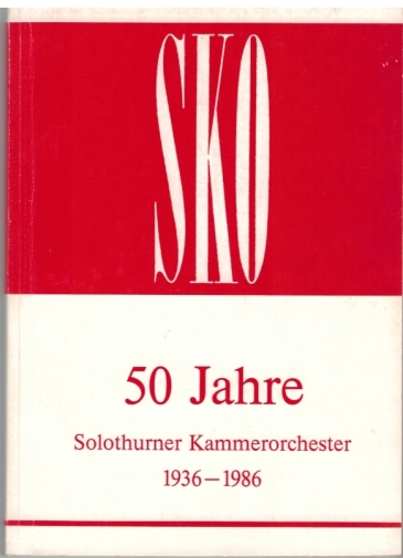 <p>SKO , 50 Jahre Solothurner Kammerorchester , Buch Top Zustand</p>